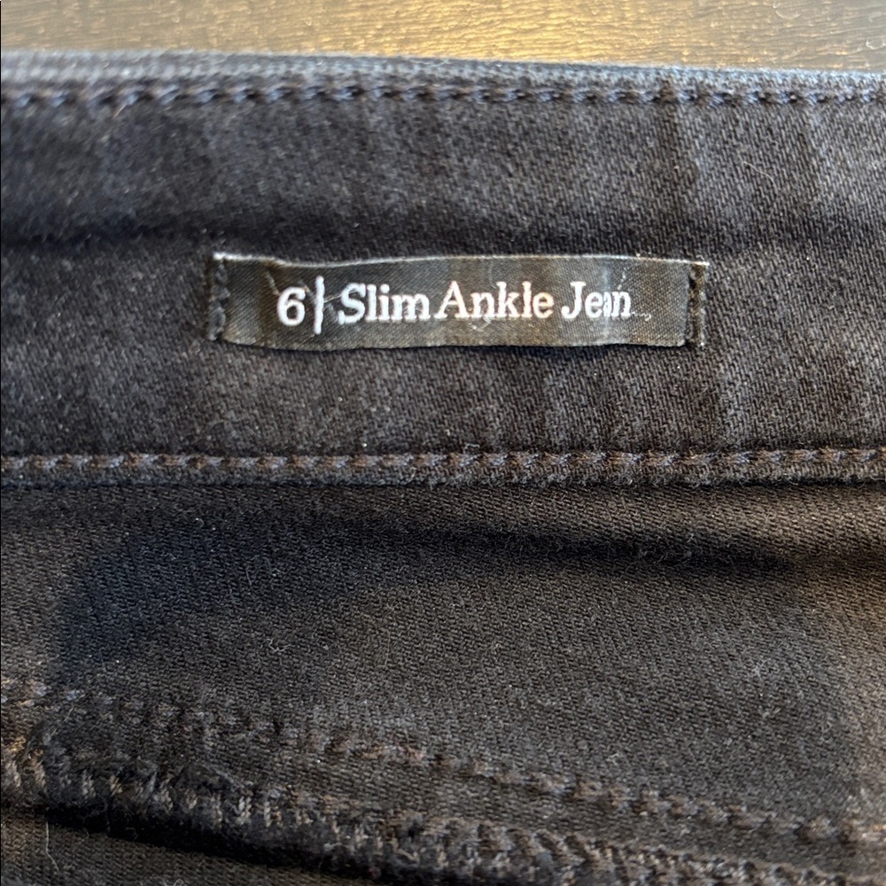 Talbots Black Ankle Straight-Leg Jeans - Picture 3 of 3